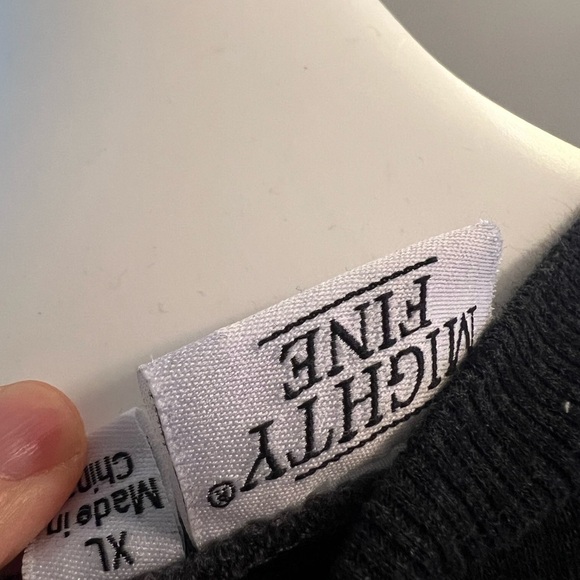 Mighty Fine Grey butterfly grid sweatshirt - Picture 4 of 6